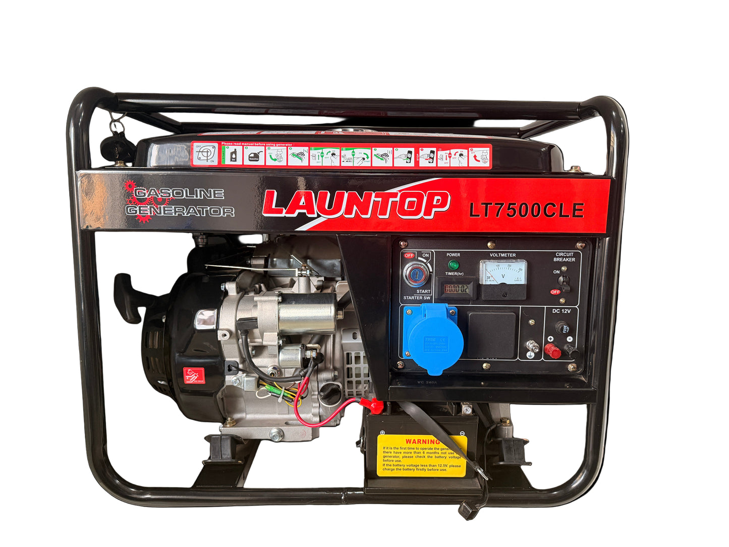 GENERATOR LAUNTOP LT7500CLE PETROL 6.5KVA