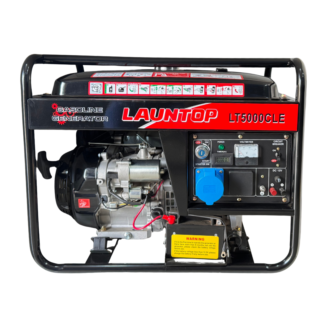 GENERATOR LAUNTOP LT5000CLE PETROL 4.5KVA