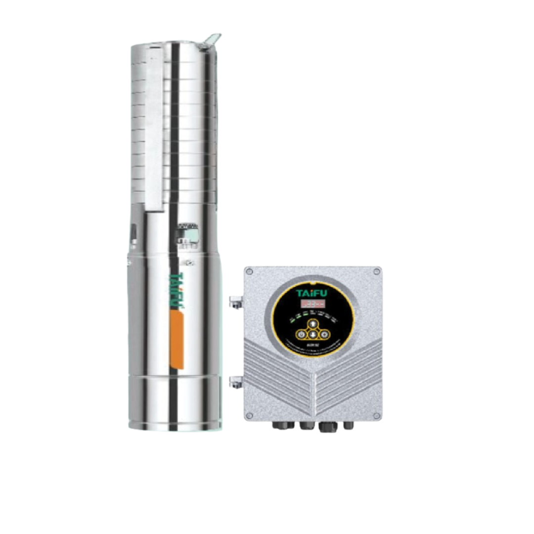 SOLAR PUMP HEAD MAX 70M 500W 3000L/HR TAIFU DC-4TSSC4.0-70