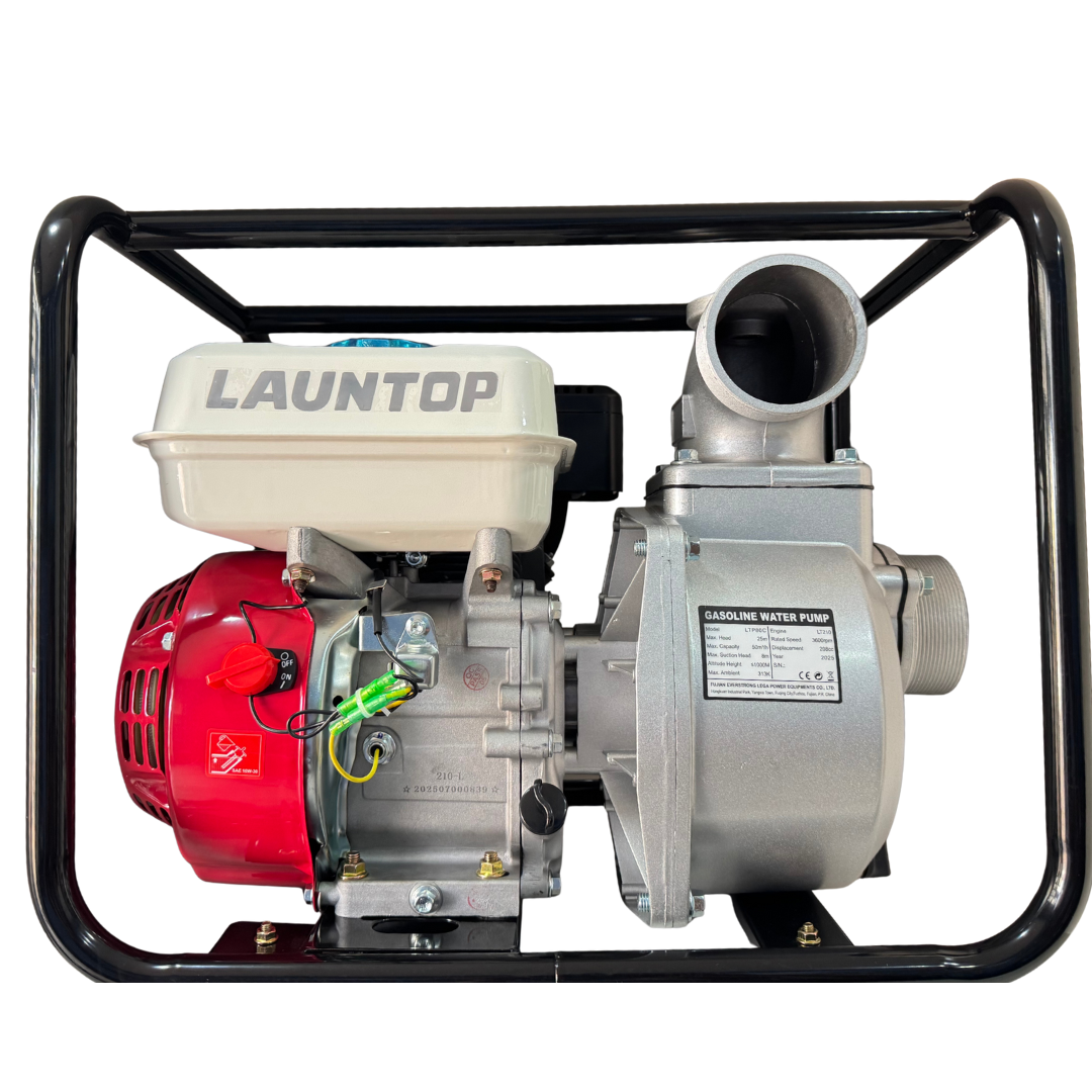 WATER PUMP LAUNTOP LTP80C 3" 25M PETROL PUMP