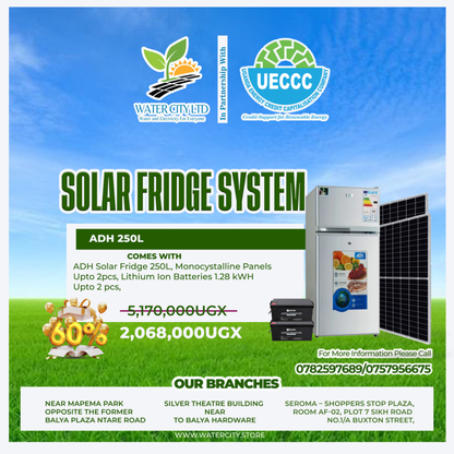 SOLAR FRIDGE ADH 250L KIT WITH UPTO 60% UECCC SUBSIDY SUPPORT
