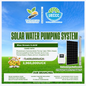 SOLAR WATER PUMPING BLUESTREAM 0.4KW KIT WITH UPTO 60% UECCC SUBSIDY SUPPORT