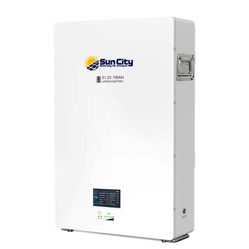 SUNCITY LITHIUM BATTERY CLW5KWH 5.2KWH 51.2V 100Ah WALL MOUNTED