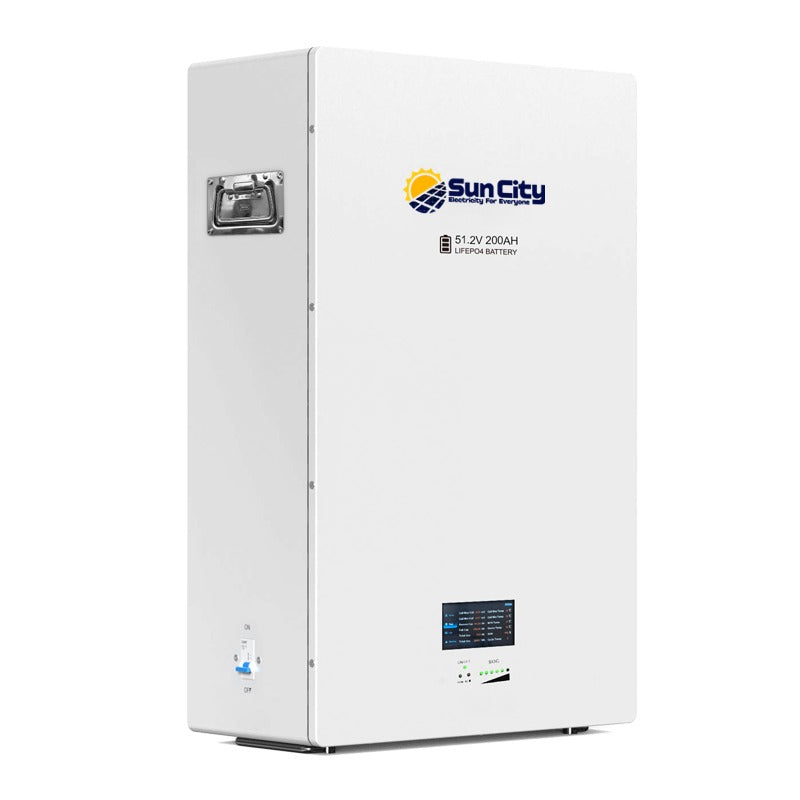 SUNCITY LITHIUM BATTERY CLW10KWH 10KWH 51.2V 200Ah WALL MOUNTED
