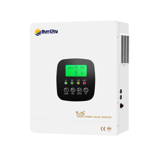 SUNCITY HYBRID INVERTER HFP18224 1800W 24V C/W REMOTE MONITORING