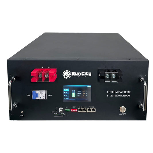 SUNCITY LITHIUM BATTERY CLR5KWH 5.2KWH 51.2V 100Ah RACK MOUNTED
