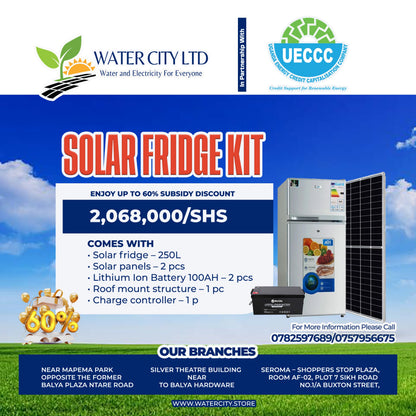 SOLAR FRIDGE ADH 250L KIT WITH UPTO 60% UECCC SUBSIDY SUPPORT