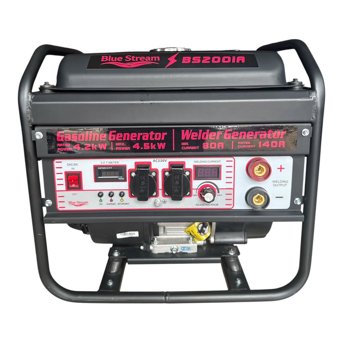 PETROL WELDING GENERATOR BS2001A BLUESTREAM 4.5KW