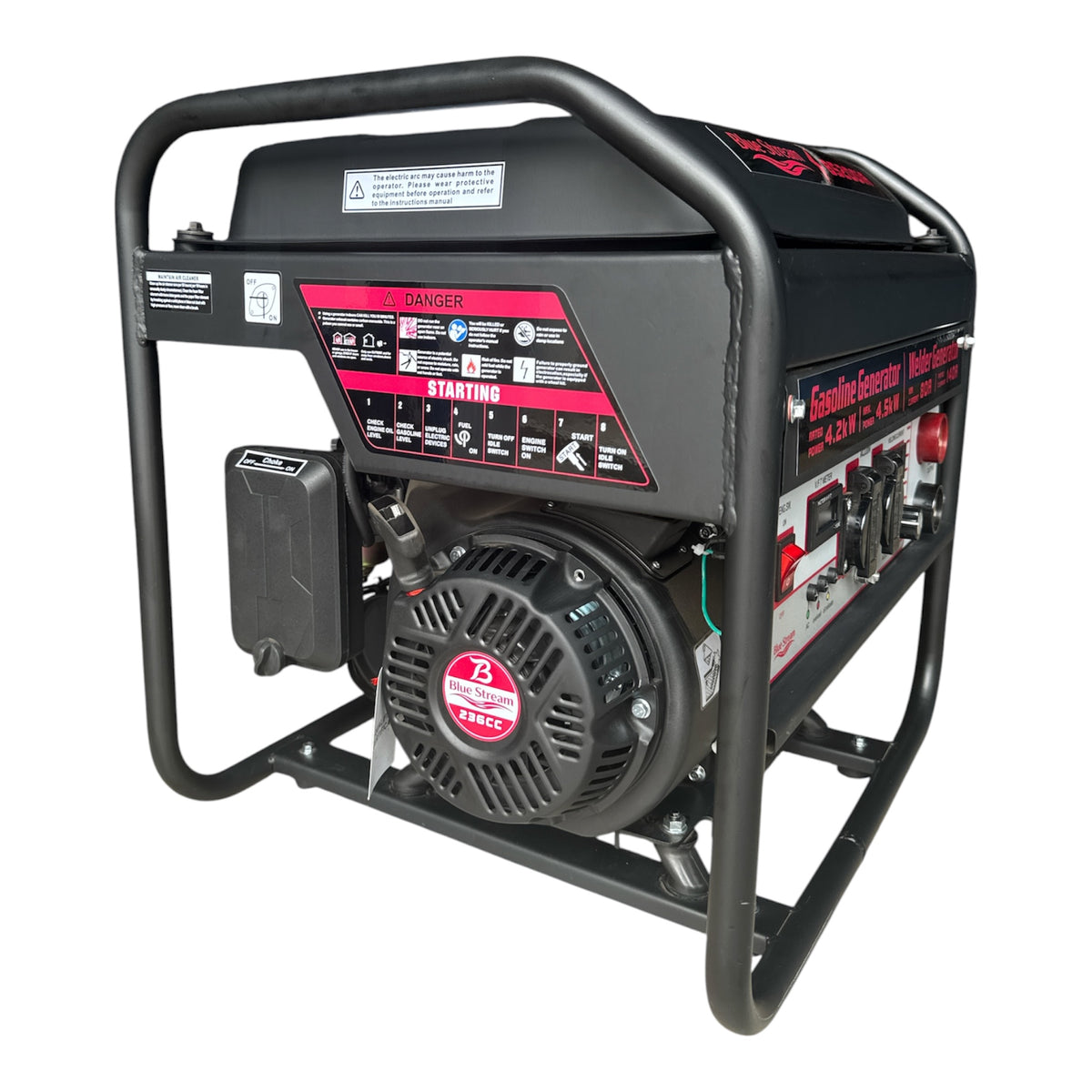 PETROL WELDING GENERATOR BS2001A BLUESTREAM 4.5KW
